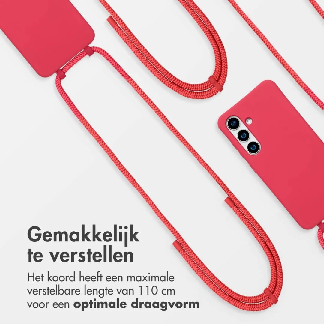 Imoshion Hoesje Samsung Galaxy S24/S25 - Rood Raspberry - Magneetkoord