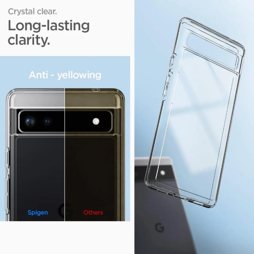 Spigen Ultra Hybrid ACS04477 Hoesje - Google Pixel 6a - Transparant
