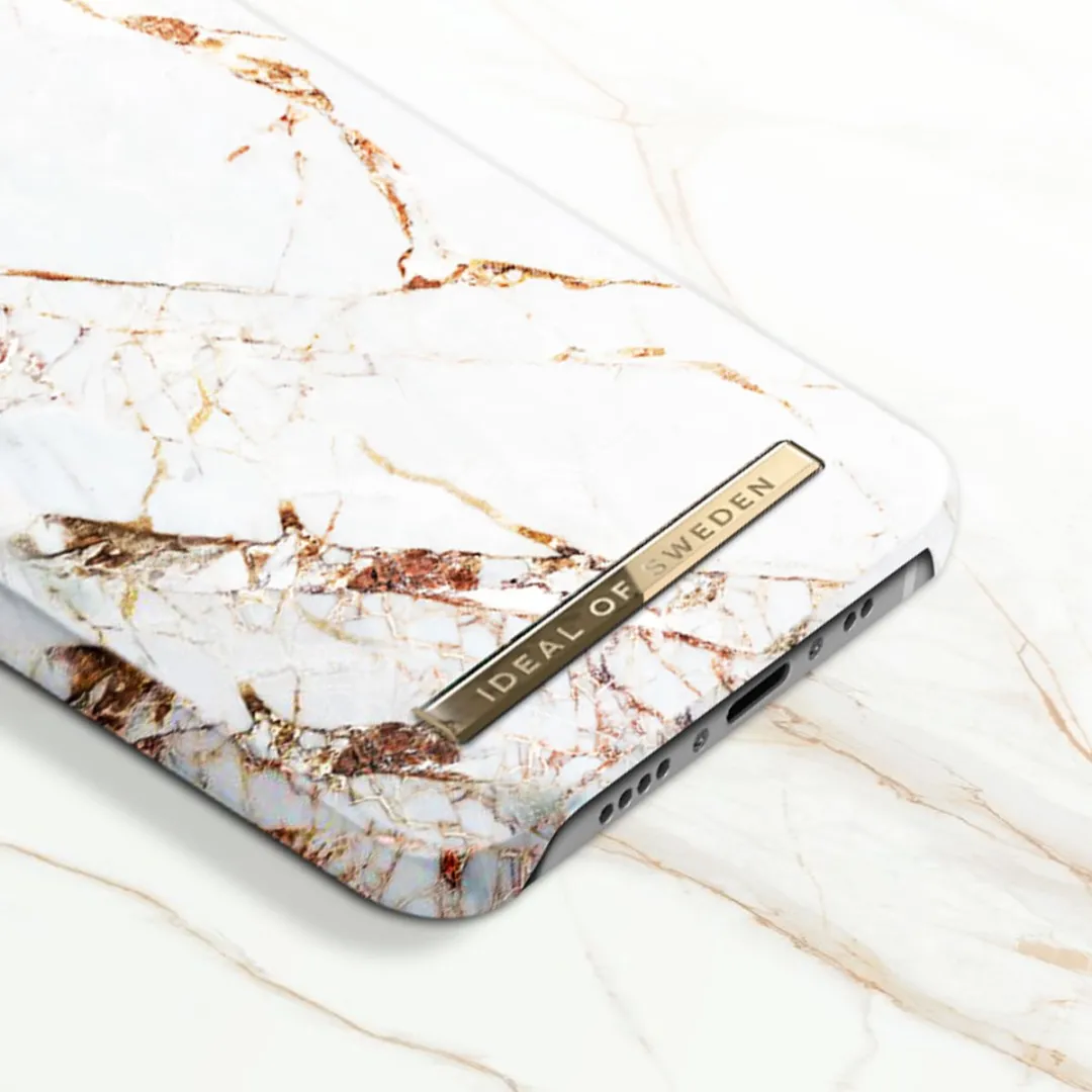iDeal of Sweden Backcover Hoesje iPhone 12 Mini - Carrara Gold