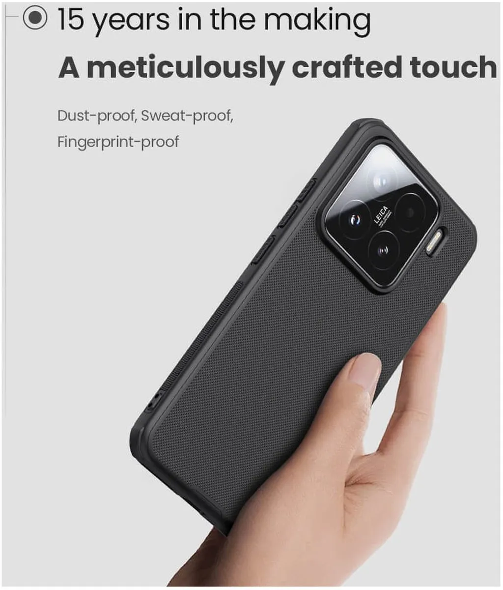 Nillkin Frosted Shield Hoesje Xiaomi 15 - MagSafe - Zwart