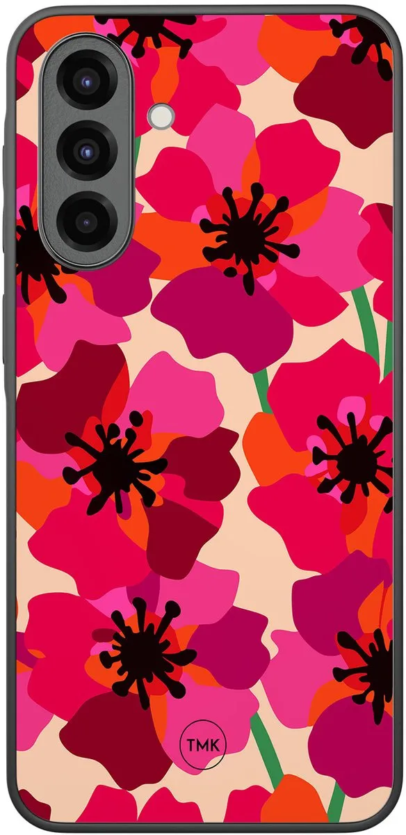 Casevibes Hoesje Samsung Galaxy A36 - Roze Pink Floral Bliss - TPU