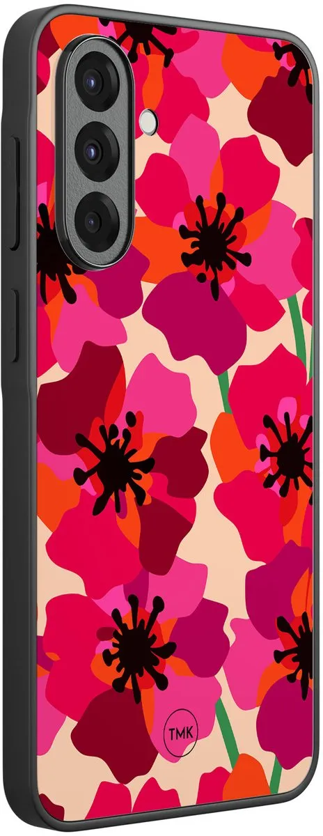 Casevibes Hoesje Samsung Galaxy A36 - Roze Pink Floral Bliss - TPU