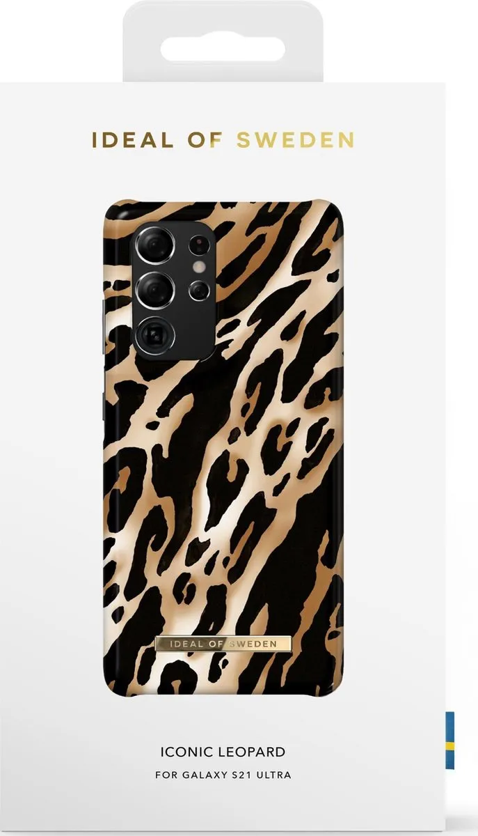 iDeal of Sweden Fashion Case Samsung Galaxy S21 Ultra Iconic Leopard - IDFCAW21-S21U-356