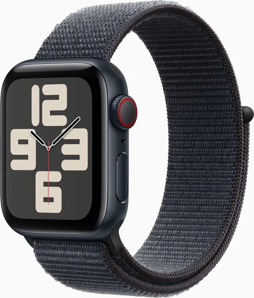 Apple Watch SE 2024 Cellular 44mm - Midnight - Ink Loop - afbeelding 2 van 3