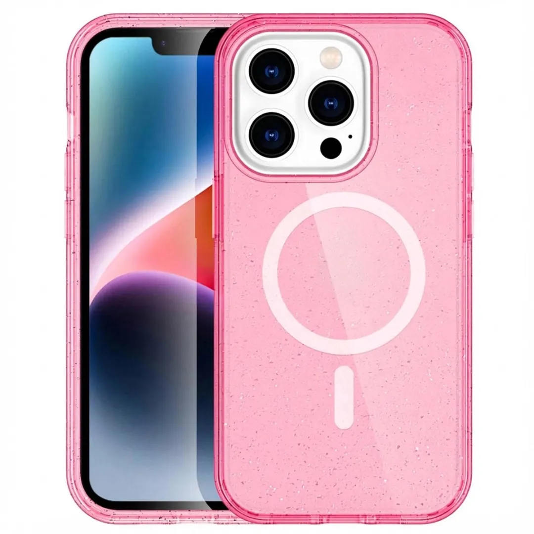 Imoshion Hoesje iPhone 14 Pro Sparkle Roze - MagSafe