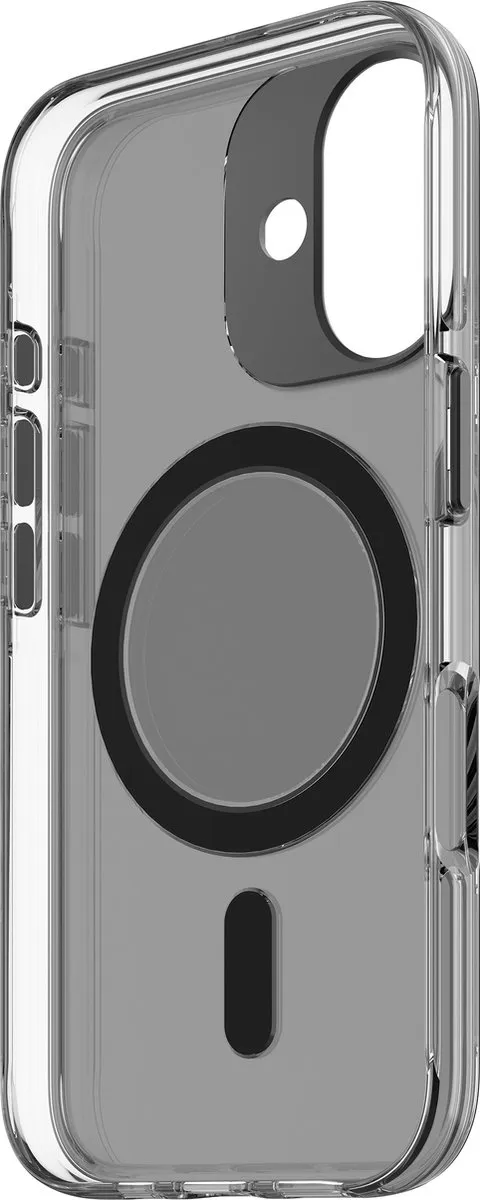 Decoded Clear Frosted Hoesje iPhone 16 - D25IPO16BCT2FK - Zwart