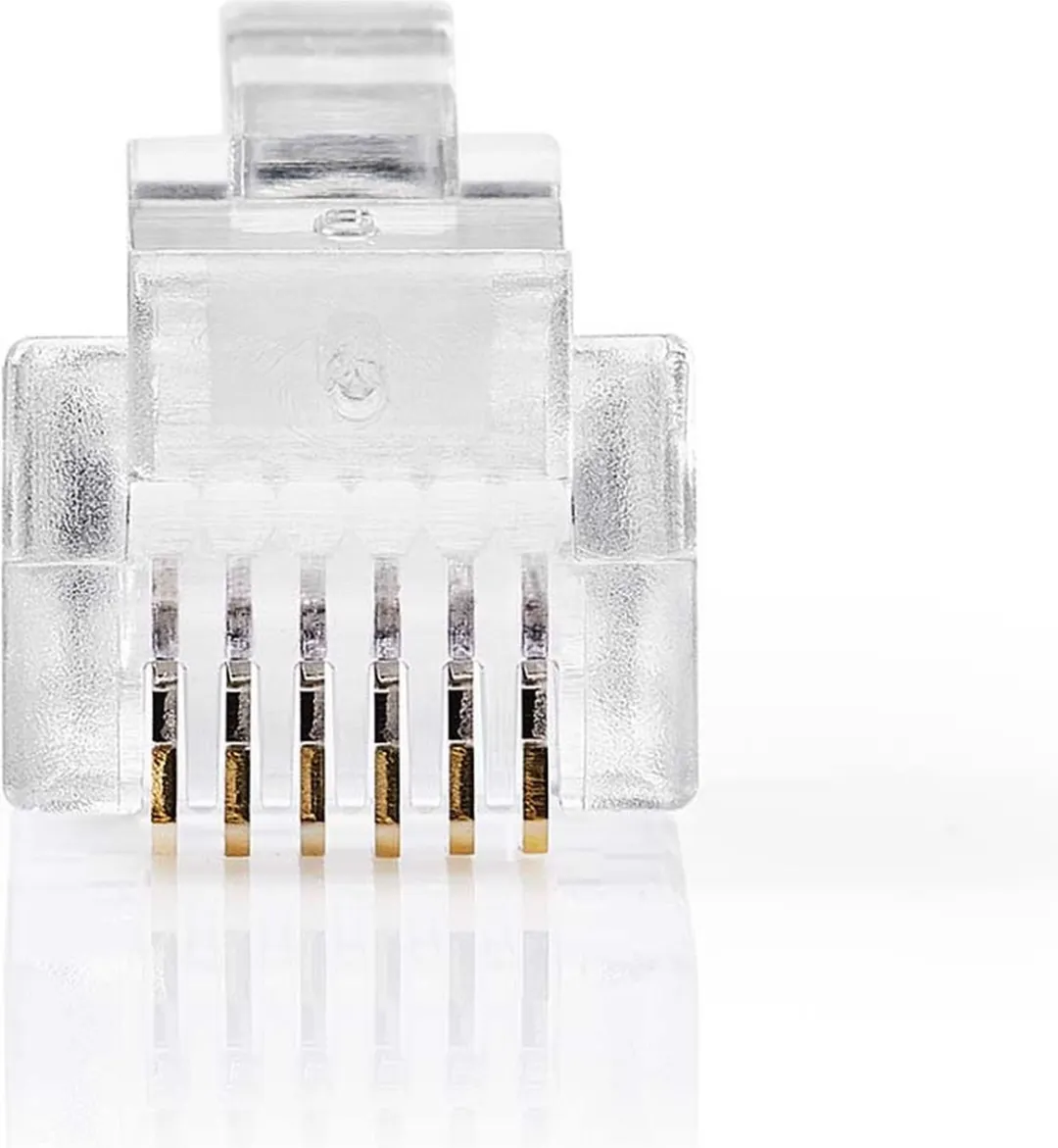 Nedis CTGB90933TP Telecom-Connector RJ12