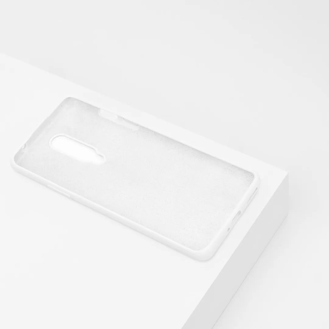 BMAX Siliconen Hoesje OnePlus 8 - Wit