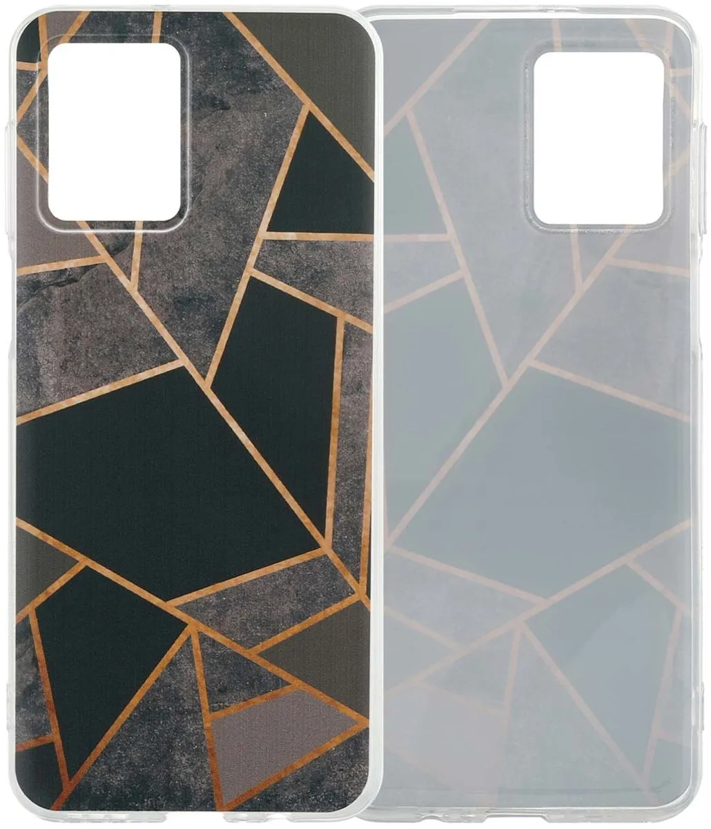 Imoshion Moto G54 Hoesje - Black Graphic