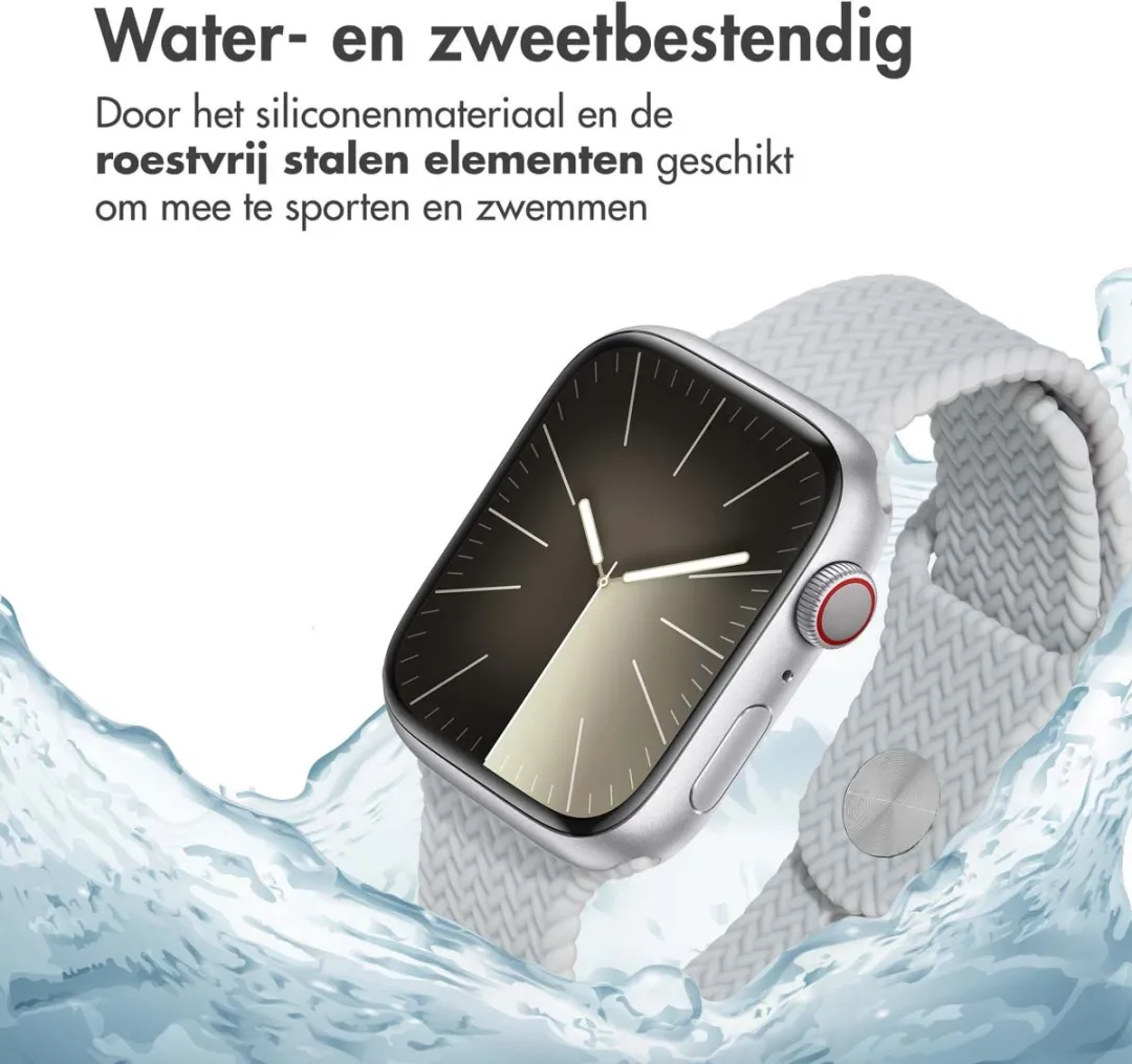 Imoshion Siliconen Bandje Apple Watch 44-49mm - Grijs