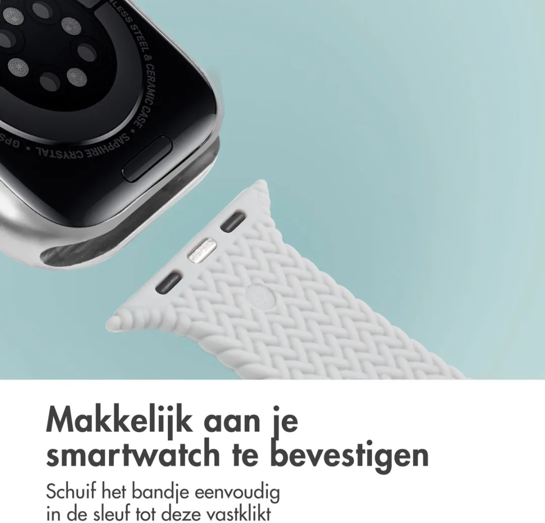 Imoshion Siliconen Bandje Apple Watch 44-49mm - Grijs