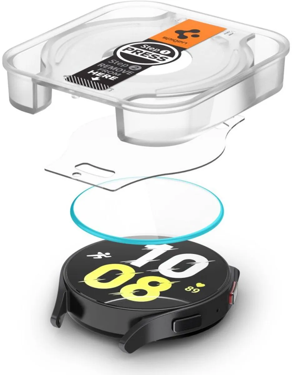 Spigen Screenprotector Galaxy Watch6 44mm - 2 Stuks - Transparant