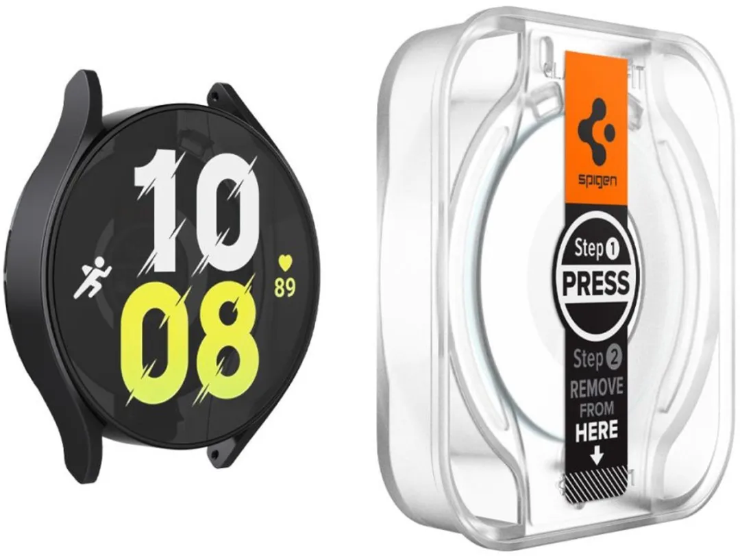 Spigen Screenprotector Galaxy Watch6 44mm - 2 Stuks - Transparant