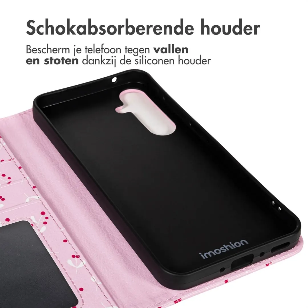 Imoshion Bookcase Hoesje Samsung Galaxy A35 - 3 Pasjes - Blush Berries