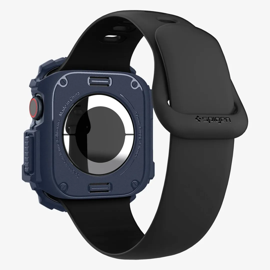 Spigen Rugged Armor Hoesje Apple Watch 10 42mm - Marineblauw