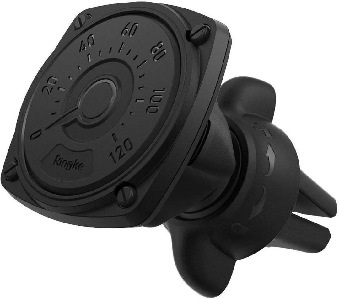 Ringke Power Clip Telefoonhouder Zwart - Ventilatierooster