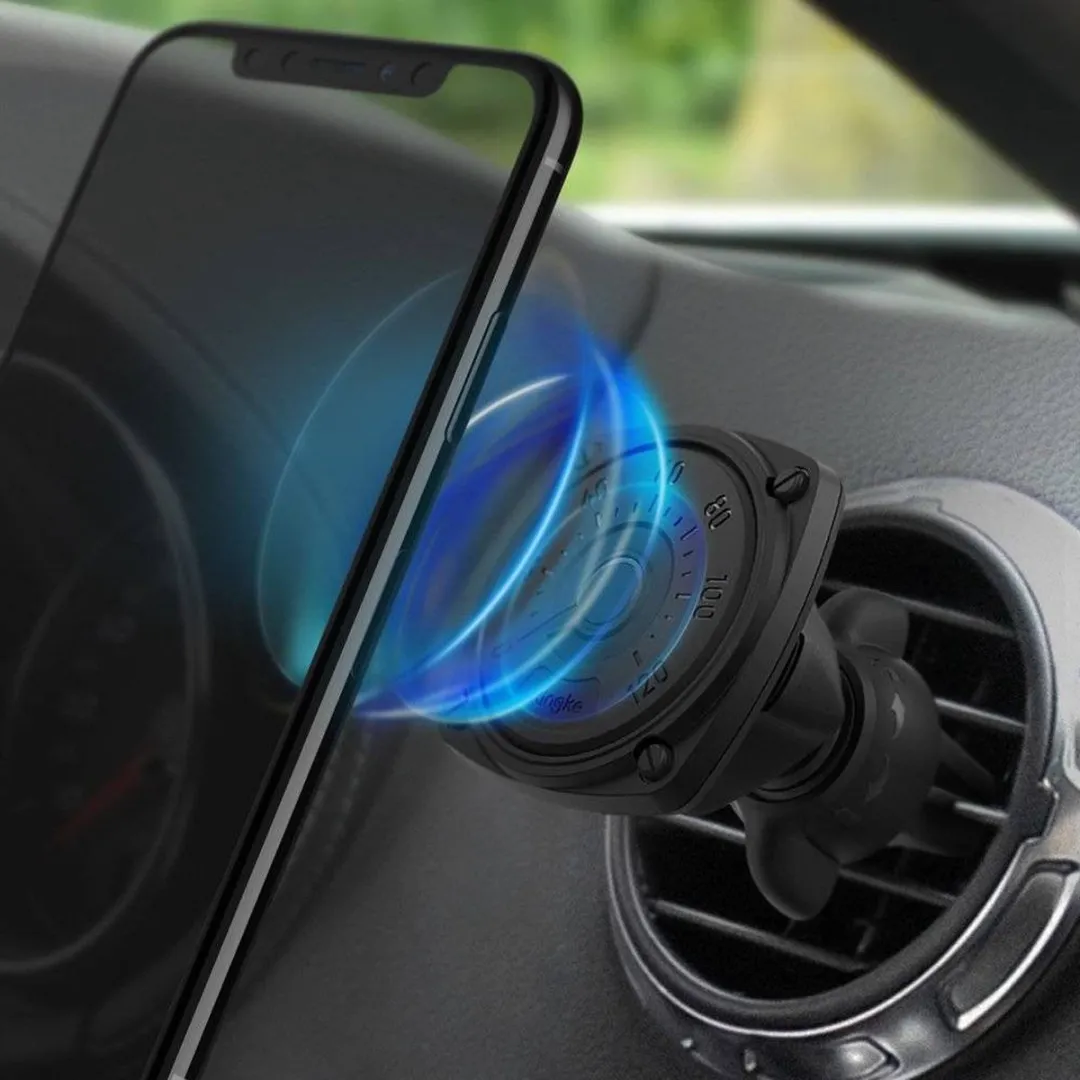 Ringke Power Clip Telefoonhouder Zwart - Ventilatierooster