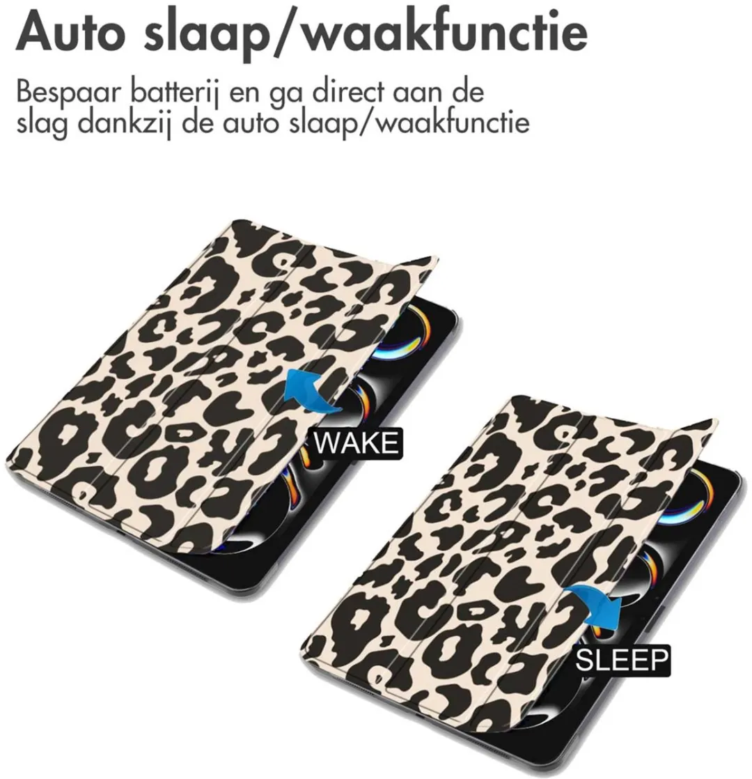 Imoshion Tablethoes SH00074559 - Trifold Bookcase - 13" - Leopard