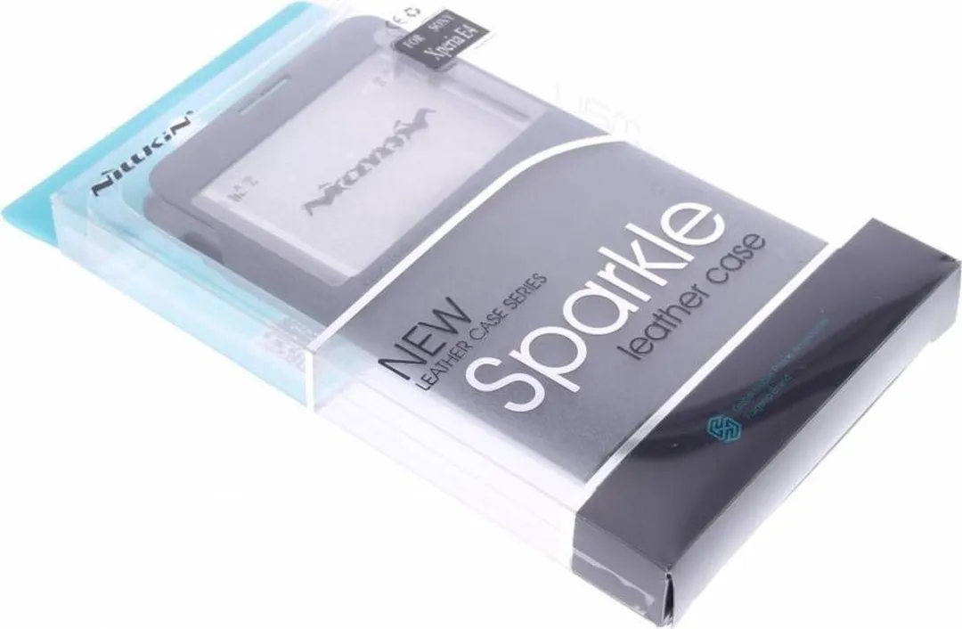 Nillkin Sparkle Hoes Sony Xperia E4 - Zwart - afbeelding 6 van 6