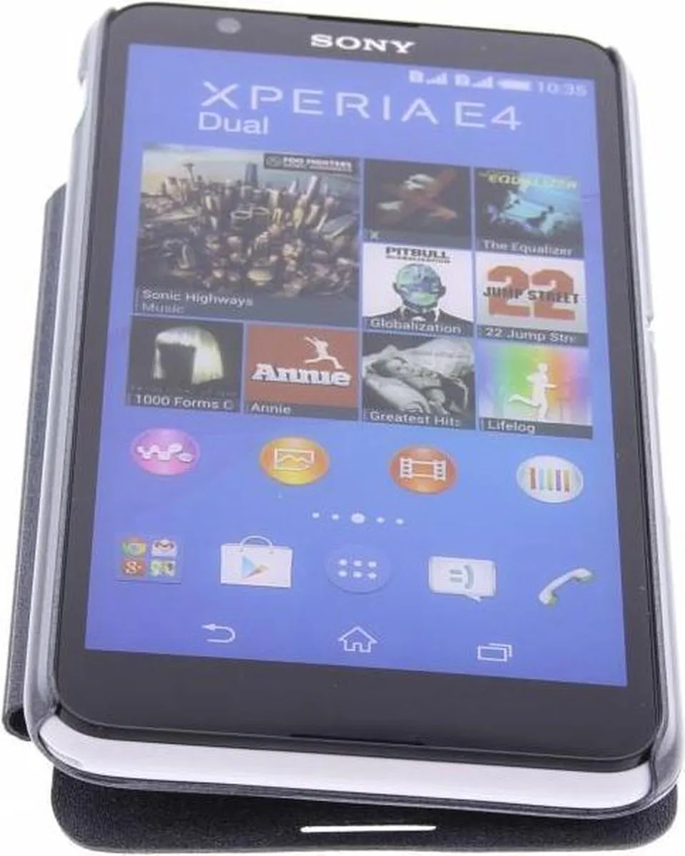 Nillkin Sparkle Hoes Sony Xperia E4 - Zwart - afbeelding 4 van 6