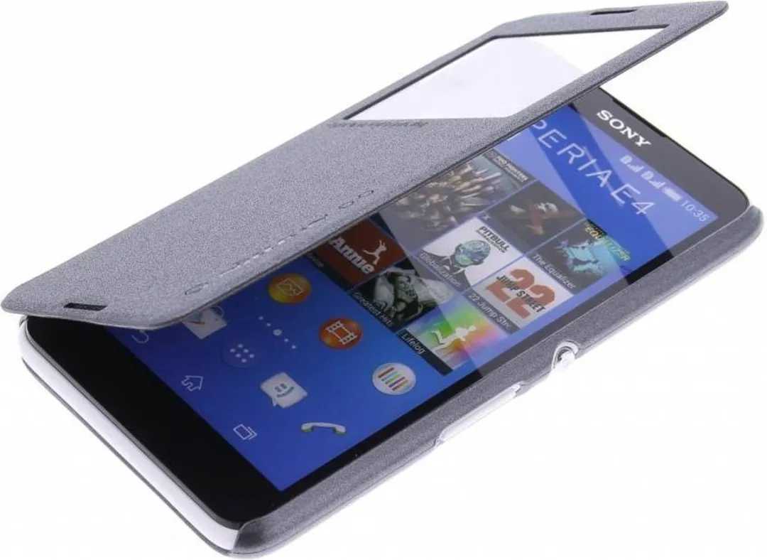 Nillkin Sparkle Hoes Sony Xperia E4 - Zwart - afbeelding 5 van 6