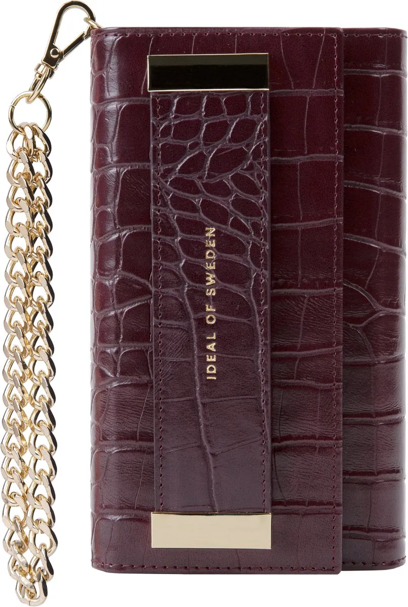 iDeal of Sweden Studio Clutch iPhone 11/XR - 3 Pasjes - Paars Croco - IDSTCAW20-1961-238 - afbeelding 4 van 6