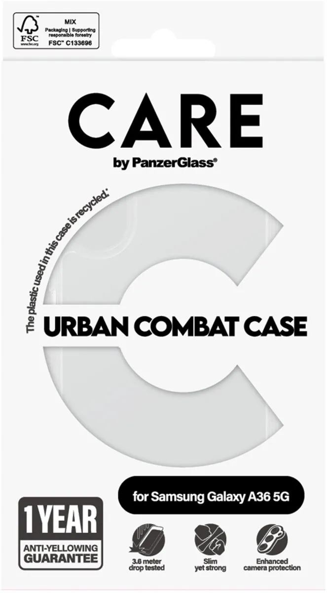 PanzerGlass Flagship Case CRRFUBCG38083 - Transparant - Samsung Galaxy A36