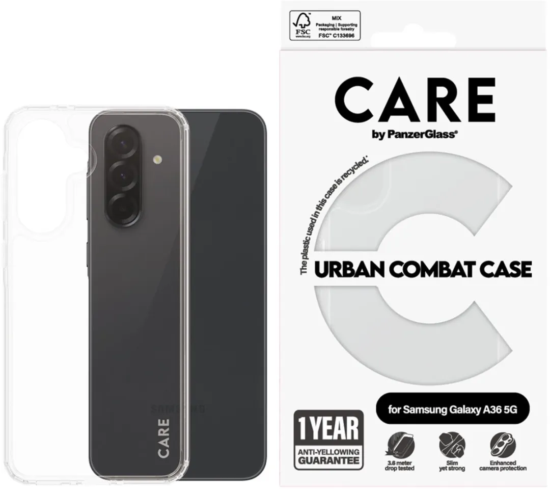 PanzerGlass Flagship Case CRRFUBCG38083 - Transparant - Samsung Galaxy A36