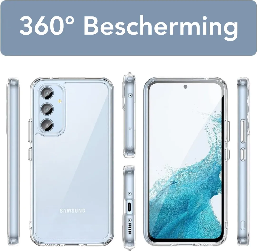 Nuvex Hoesje Samsung Galaxy A54 - Transparant