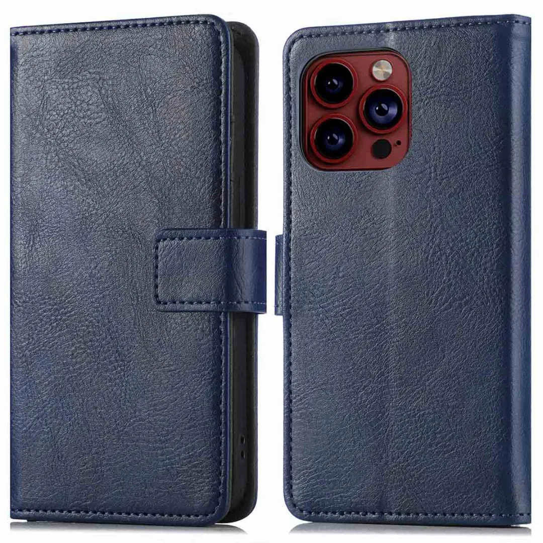 Imoshion Hoesje iPhone 15 Pro Donkerblauw - 3 Pasjes