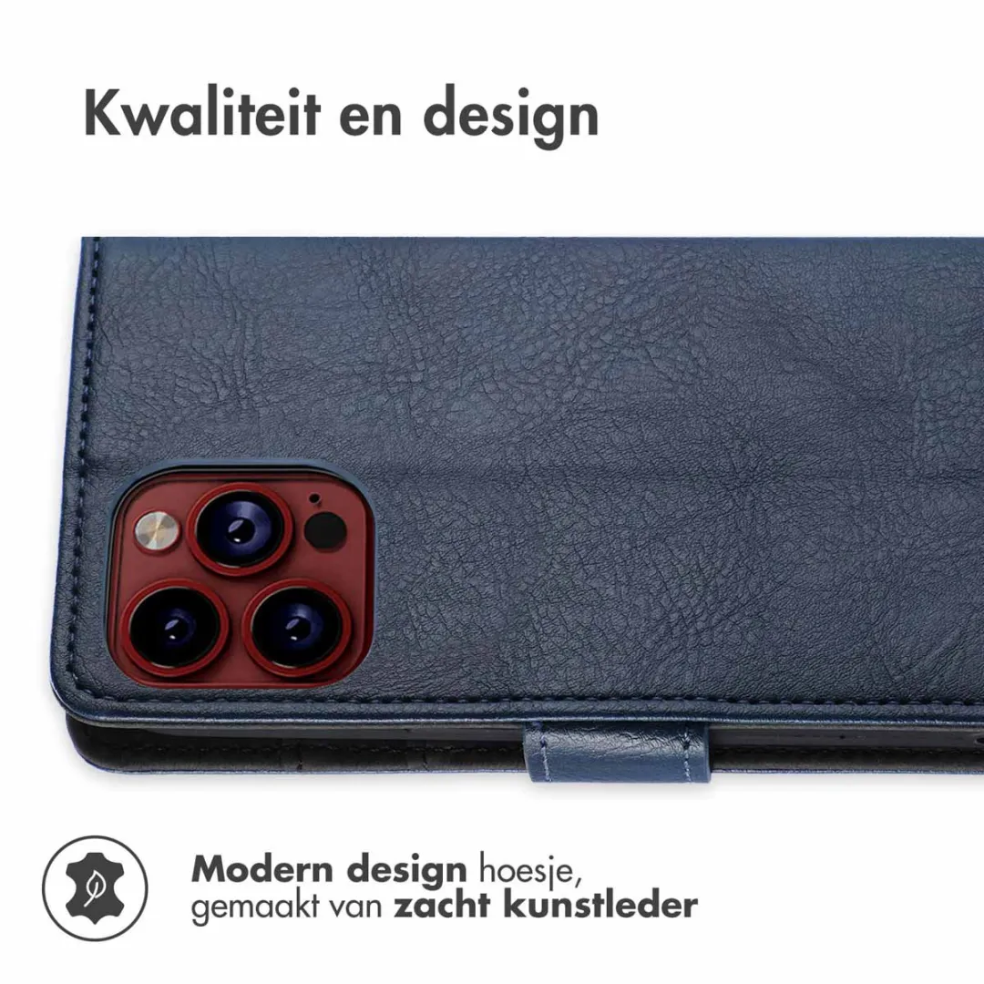 Imoshion Hoesje iPhone 15 Pro Donkerblauw - 3 Pasjes