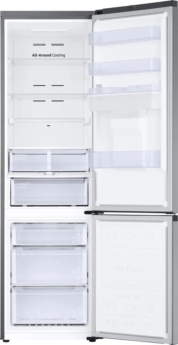 Samsung RB38C634DSA Vrijstaand Koelkast 386L - Roestvrijstaal