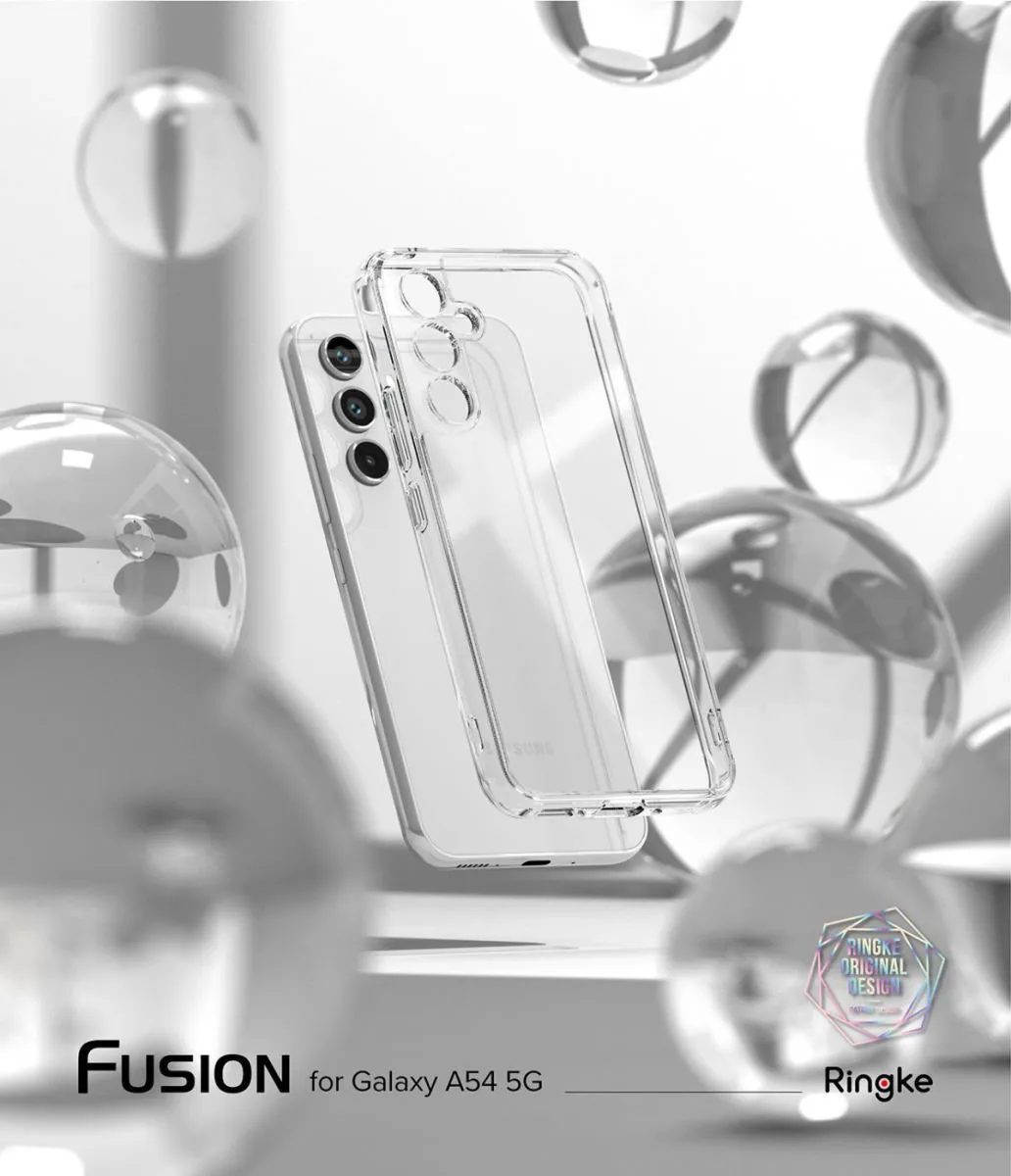 Ringke Fusion Hoesje Samsung Galaxy A54 - Transparant