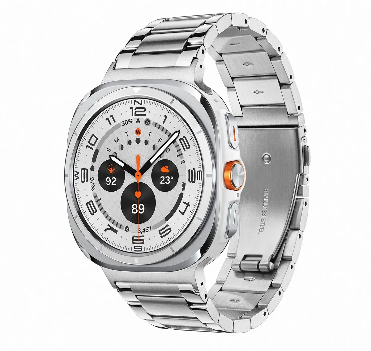Samsung Galaxy Watch Ultra SA.L705WUSS.L64 Smartwatch - 47mm - Wit/Zilverkleurig