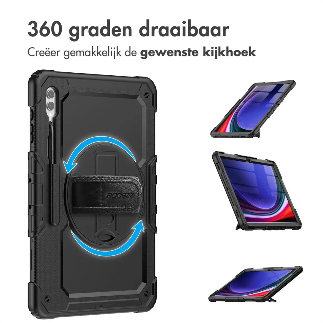Accezz Tablethoes SH00065848 - Samsung Galaxy Tab S10/S9 Ultra 14.6" - Zwart
