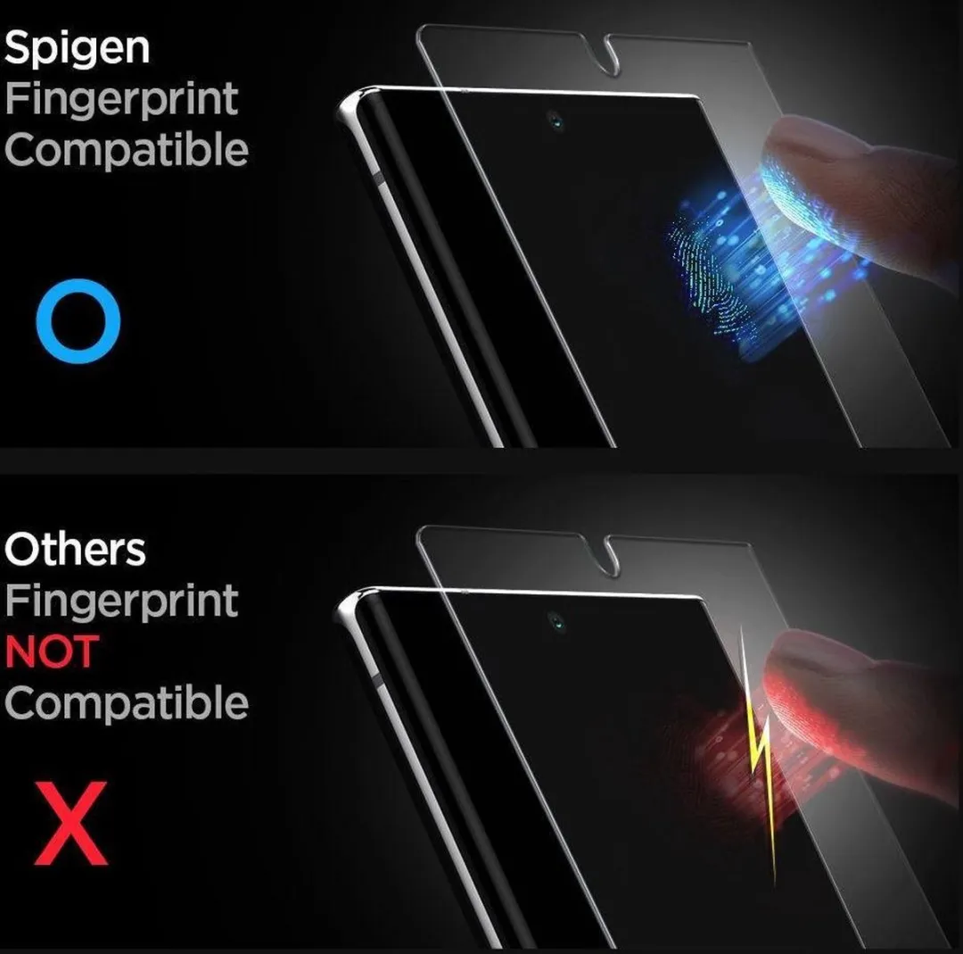Spigen Glas tR Platinum HD Samsung Galaxy Note20 - afbeelding 6 van 6