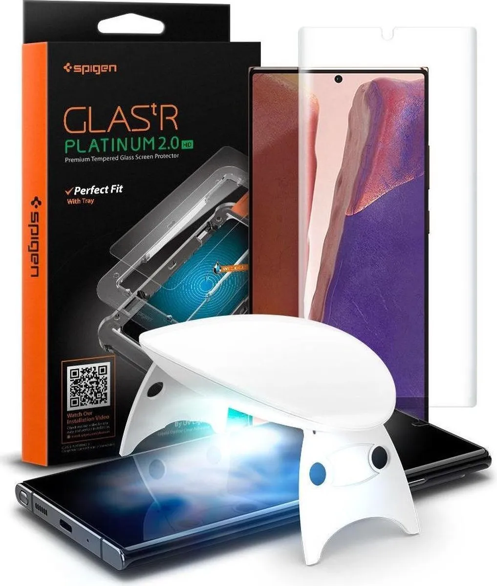 Spigen Glas tR Platinum HD Samsung Galaxy Note20
