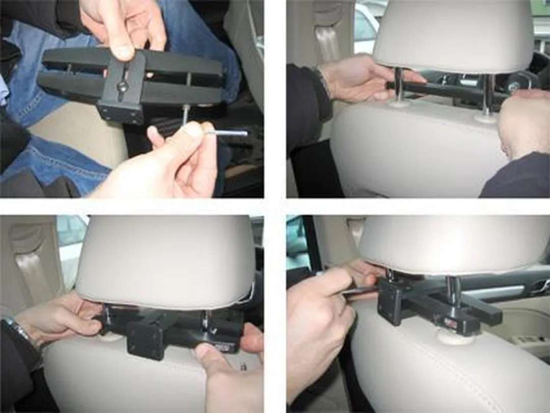 Brodit Headrest Mount 811070 - 95x211mm Zwart