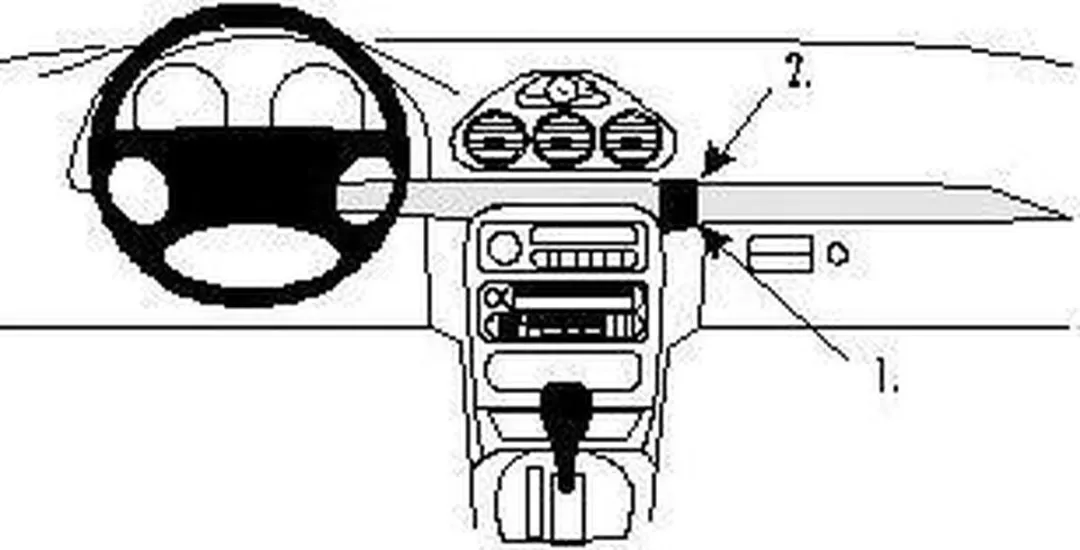 Brodit ProClip Houder Chrysler 300M 1999-2004 - 852616
