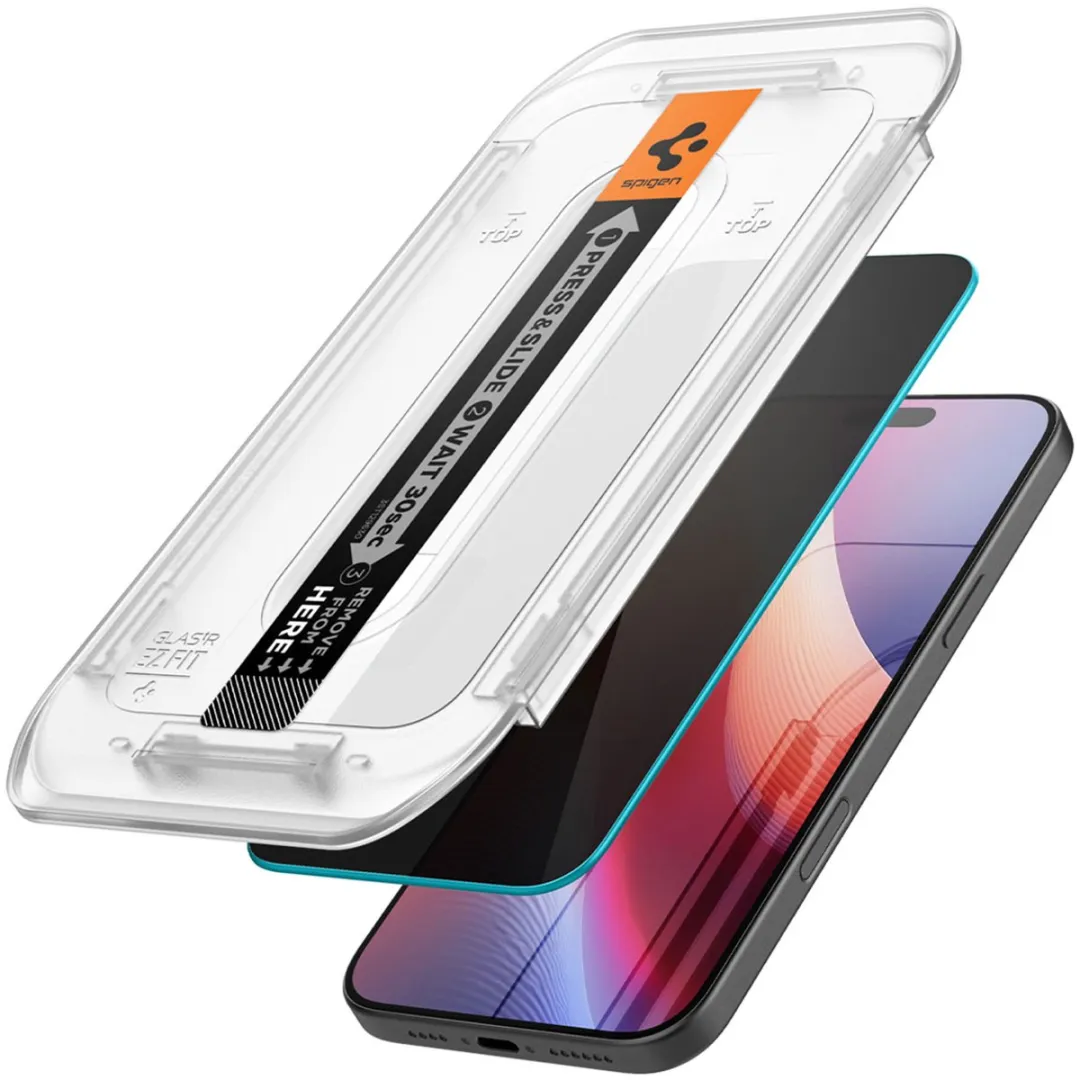 Spigen AGL07908 Privacy Glas iPhone 16 Pro Max - 2 Stuks