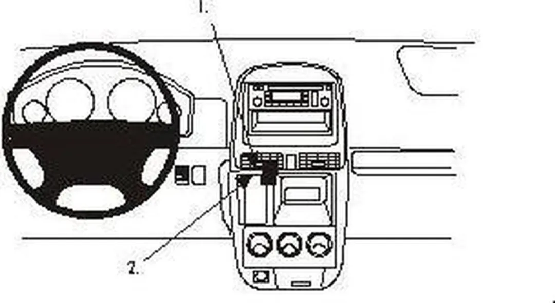 Brodit ProClip Houder 853058 - Honda CR-V 2002-2006 - Grijs