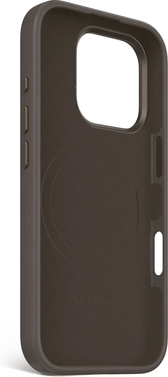 Decoded Siliconen Hoesje iPhone 16 Pro - Phantom Zwart