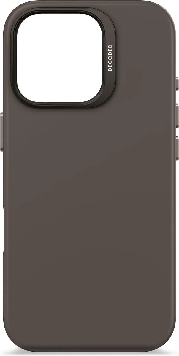 Decoded Siliconen Hoesje iPhone 16 Pro - Phantom Zwart