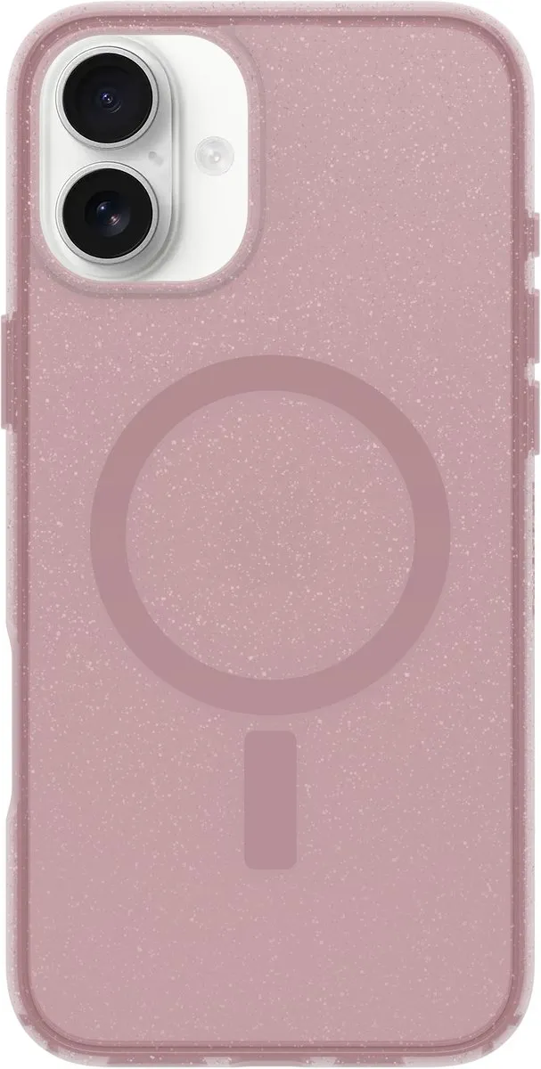 OtterBox Symmetry Clear Mag iPhone 16 Plus Hoesje - 77-96360 - Thimble Berry Pink