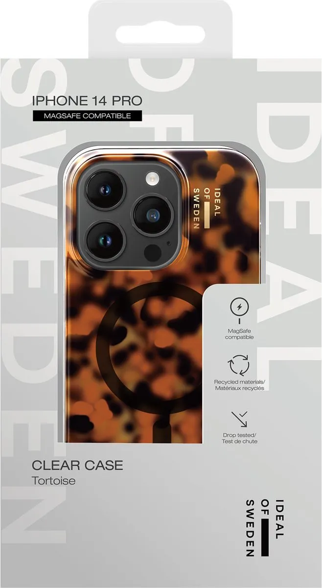 iDeal of Sweden Clear Case iPhone 14 Pro - Tortoise - IDCLCMS-I2261P-518