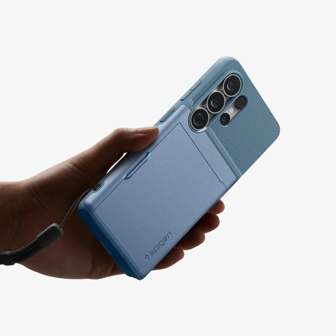 Spigen Slim Armor CS Backcover S26 Ultra - Lichtblauw - 8800337243567