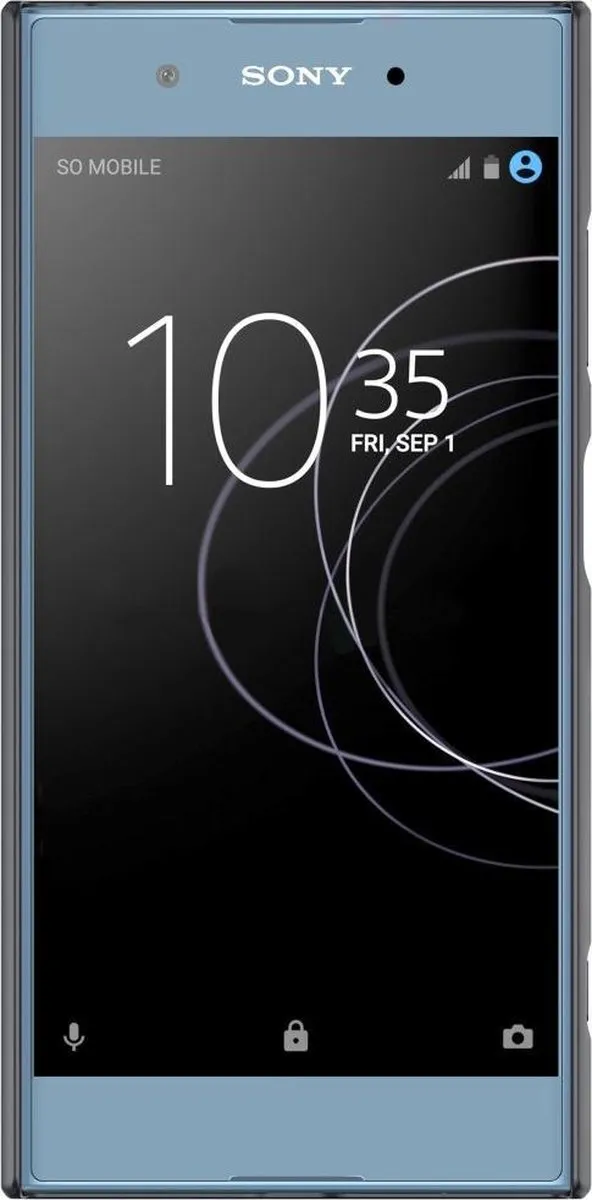Nillkin Super Frosted Shield Backcover Sony Xperia XA1 Plus - Zwart - afbeelding 2 van 3