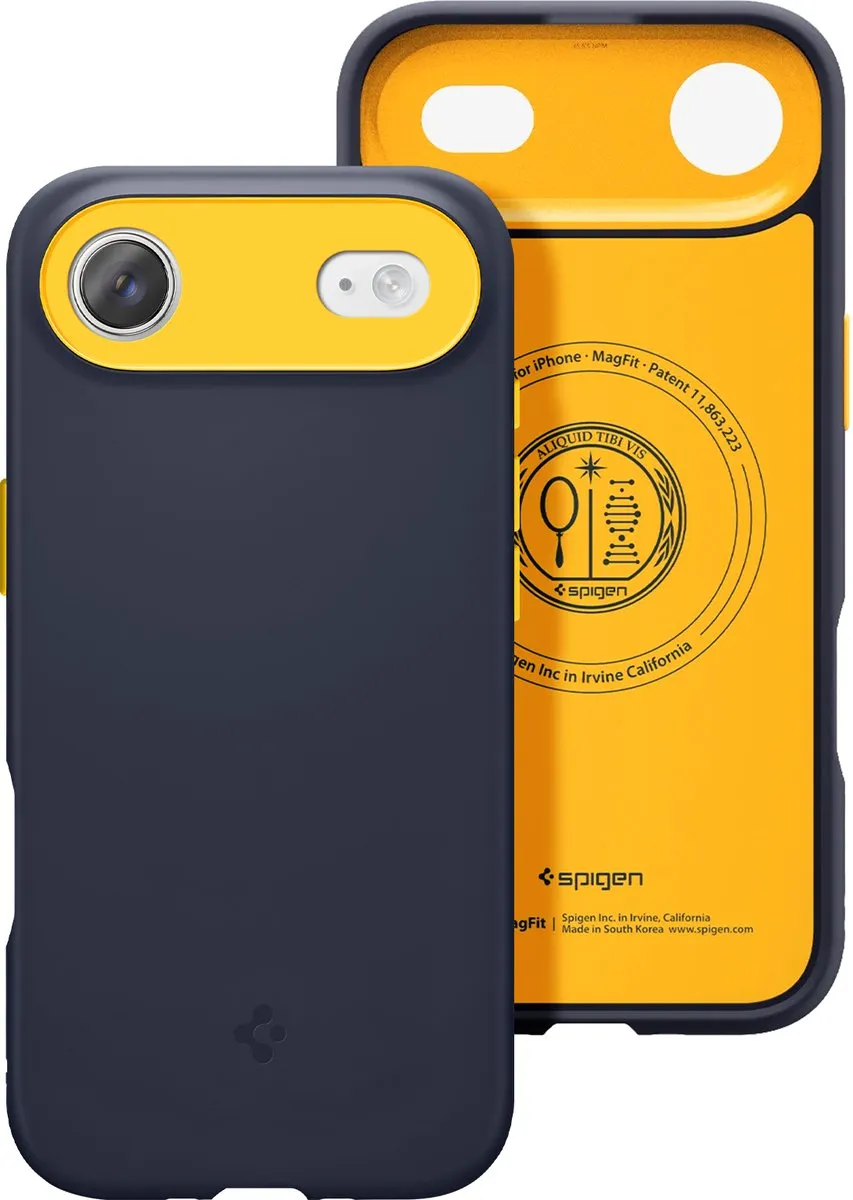 Spigen iPhone 17 Air Telefoonhoesje - MagSafe - 1 Pasje - Zwart