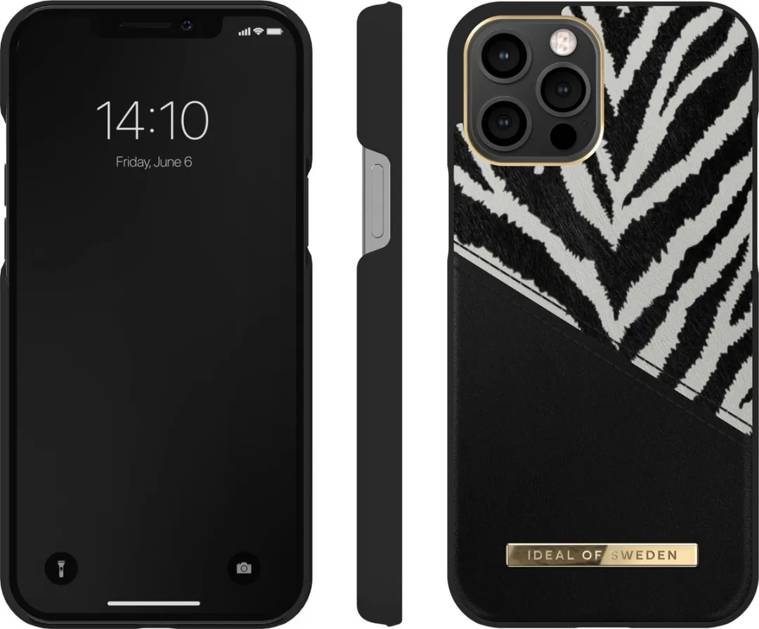 iDeal of Sweden Fashion Case Atelier iPhone 12 Pro Max - IDACAW20-2067-247 - Wit/Zwart