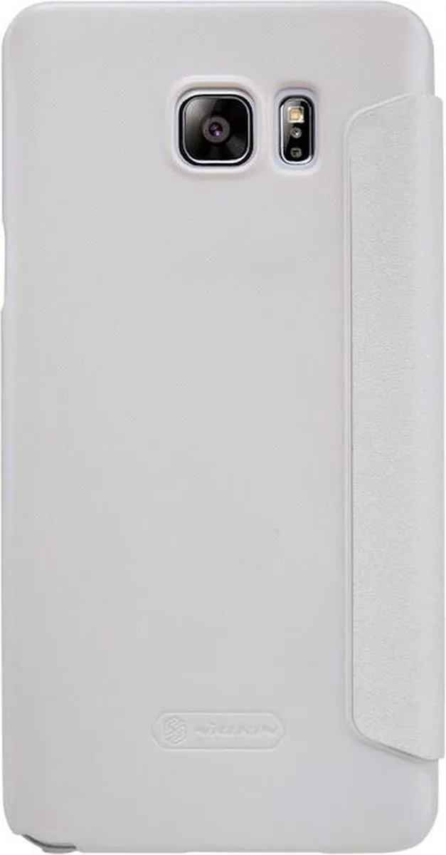Nillkin Fresh Series PU Leather S-View Hoesje - Samsung Galaxy Note5 - Wit - afbeelding 3 van 6